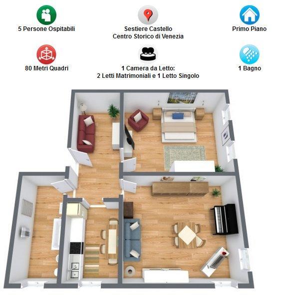Bella Vista Apartment Венеція Екстер'єр фото